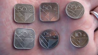Komisches Aruba-Geld (Florins)
