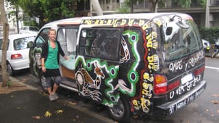 Campervan von der Seite