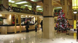 Lobby unseres Cecil Hotels