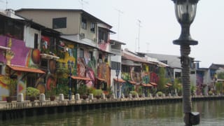 Auf dem Melaka-Fluss