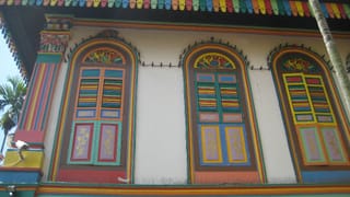 Buntes Haus in Little India