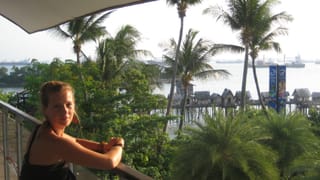 Ausblick von Sentosa Island