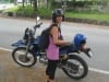 Christin in voller Montur