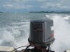 Unser Boot waehrend der Inselhopping-Tour
