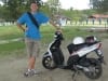 Erk mit unserem Roller