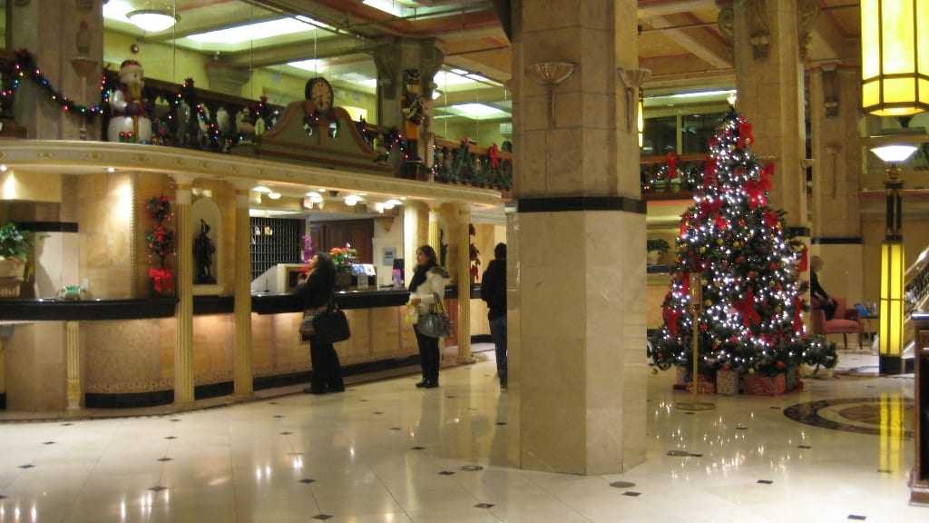 Lobby unseres Cecil Hotels