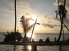Sonnenuntergang in der Mango Bay