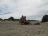 Wir in den Duenen von Sigatoka