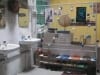 Kueche und Badezimmer unseres Hostels