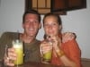 Ananassaft im Fluss-Restaurant