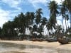 Strand von Mui Ne mit Fischerbooten