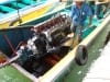 Typische Longtail-Boote mit LKW-Motoren