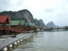 Touristisches Fischerdorf auf der Panyee Island