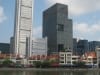 Einige Hochhaeuser entlang des Singapore Rivers