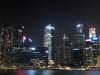 HDR-Aufnahme der Skyline Singapurs
