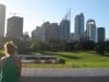 Aussicht von unserer Dachterrasse im Elephant Backpackers