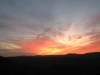 Sonnenuntergang vom Highway aus