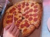 Erk konnte die Pizza nicht aufessen