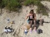 Fruehstueck am Miami Beach