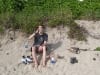 Erk beim Fruehstueck am Miami Beach