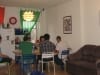 Fruehstueckstisch im Downtown Washington Hostel